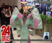 It&#39;s the time of the year para sa inaabangang fashion event na --- Met Gala! Showing off their a-game ang mga dumalong international artist.&#60;br/&#62;&#60;br/&#62;&#60;br/&#62;24 Oras is GMA Network’s flagship newscast, anchored by Mel Tiangco, Vicky Morales and Emil Sumangil. It airs on GMA-7 Mondays to Fridays at 6:30 PM (PHL Time) and on weekends at 5:30 PM. For more videos from 24 Oras, visit http://www.gmanews.tv/24oras.&#60;br/&#62;&#60;br/&#62;#GMAIntegratedNews #KapusoStream&#60;br/&#62;&#60;br/&#62;Breaking news and stories from the Philippines and abroad:&#60;br/&#62;GMA Integrated News Portal: http://www.gmanews.tv&#60;br/&#62;Facebook: http://www.facebook.com/gmanews&#60;br/&#62;TikTok: https://www.tiktok.com/@gmanews&#60;br/&#62;Twitter: http://www.twitter.com/gmanews&#60;br/&#62;Instagram: http://www.instagram.com/gmanews&#60;br/&#62;&#60;br/&#62;GMA Network Kapuso programs on GMA Pinoy TV: https://gmapinoytv.com/subscribe