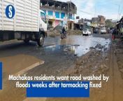 Machakos residents are demanding that Kincar – Zebra – Airways road be fixed after it was washed by floods. https://rb.gy/hszybk