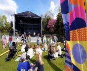 The Uptown monotones play Shrewsbury Castle fir Loopfest