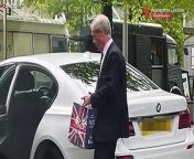 Nigel Farage parks in disabled bay to shop in M&S from shop lf stores
