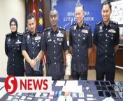 Johor police have rescued 13 women who had been duped into the flesh trade following promises of jobs in Johor as maids or factory workers.&#60;br/&#62;&#60;br/&#62;State police chief Comm M. Kumar said that the women, aged between 22 and 49 were rescued in raids at five different locations in Johor Baru and Kulai from April 21 to April 28.&#60;br/&#62;&#60;br/&#62;Six suspects aged between 24 and 50 were detained; a local man and woman as well as two foreign men and two foreign women.&#60;br/&#62;&#60;br/&#62;Read more at https://shorturl.at/arGXZ&#60;br/&#62;&#60;br/&#62;WATCH MORE: https://thestartv.com/c/news&#60;br/&#62;SUBSCRIBE: https://cutt.ly/TheStar&#60;br/&#62;LIKE: https://fb.com/TheStarOnline