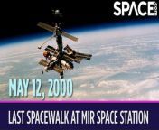 On May 12, 2000, two Russian cosmonauts embarked on the 80th and final spacewalk at the Mir space station. &#60;br/&#62;&#60;br/&#62;This was also the first commercially financed spacewalk. A private company called Mircorp paid to launch two cosmonauts, Sergei Zalyotin and Alexander Kalery, on the so-called &#92;