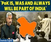 India&#39;s External Affairs Minister, Dr. S Jaishankar, reaffirms India&#39;s claim over Pakistan-occupied Kashmir (PoK), emphasizing its integral status within India. Amid ongoing protests in the region, Jaishankar vows to end Pakistan&#39;s illegal occupation, sparking renewed tensions. Stay tuned for the latest developments.&#60;br/&#62; &#60;br/&#62;#NewDelhi #PoK #PoKProtests #SJaishankar #JaishankaronPoK #PakistanOccupiedKashmir #IndiaPakistanTensions #NewDelhi #Oneindia&#60;br/&#62;~PR.274~ED.155~GR.124~HT.96~