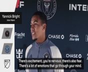SuperDraft signing Bright talks about “big emotion” playing with Messi from messi video mp4