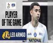 UAAP Player of the Game Highlights: Leo Aringo leads NU pack in eighth win from pack cementation