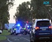 Emergency services were called to the scene of a two-vehicle crash on Duri Road, Tamworth, on Thursday, March 28, 2924. Video by Gareth Gardner