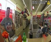 On August 27th, 2023, cops were dispatched to a Family Dollar in Ohio, where a woman attempted to purchase cigarettes with a stolen credit card. The individual whose card was used showed up at the scene. This is the bodycam view of the events that ensued.